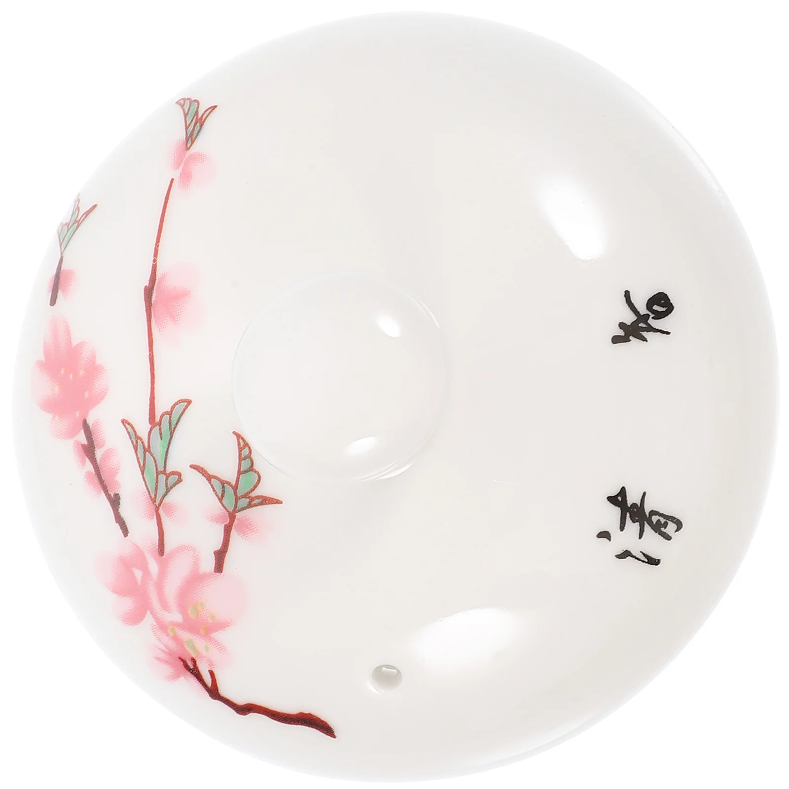 

Ceramic Teacup Lid High-Temperature Resistance Thickened Construction Teapot Accessory Elegant Addition Teaware Accessory