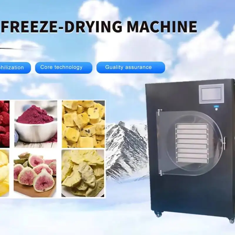 Mini Freeze Drying Machine Stainless Steel 220V/380V/110V Multifunctional Home Commercial Use For Food Pets Lyophilizer