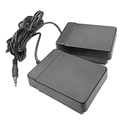 Dual Pedal for Musical Instruments Electric Piano Sustain Foot Pedal Momentary Footswitch for Synthesizers Digital Pianos