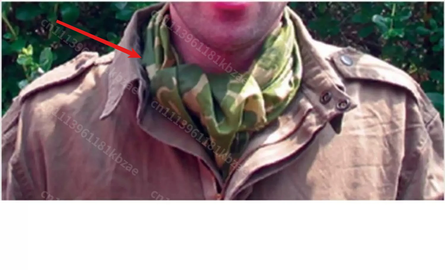 Style Replay Duck Hunting Camouflage Scarf WWII US 101st Airborne Division Paratroopers Duck Hunting Camouflage Scarf Jewelry