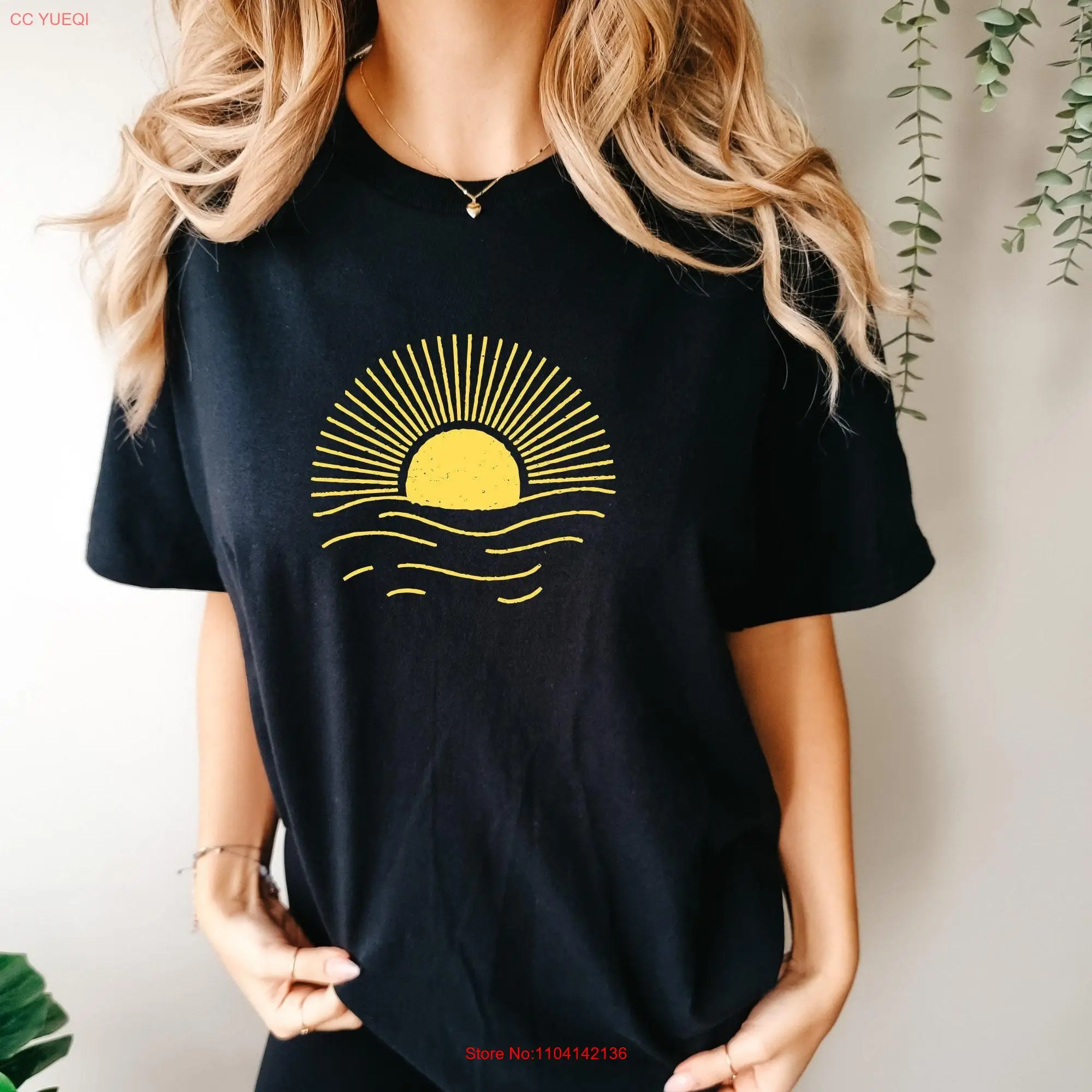 

Comfort Colors Oversize Sun T Shirt Summer Beach Life Vacation Positive long or short sleeves