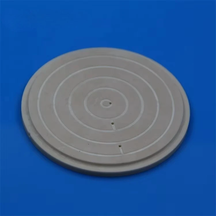 INNOVACERA HTCC Coulomb Type ESC AlN Electrostatic Chuck Aluminum Nitride AlN Heater for MOCVD Application
