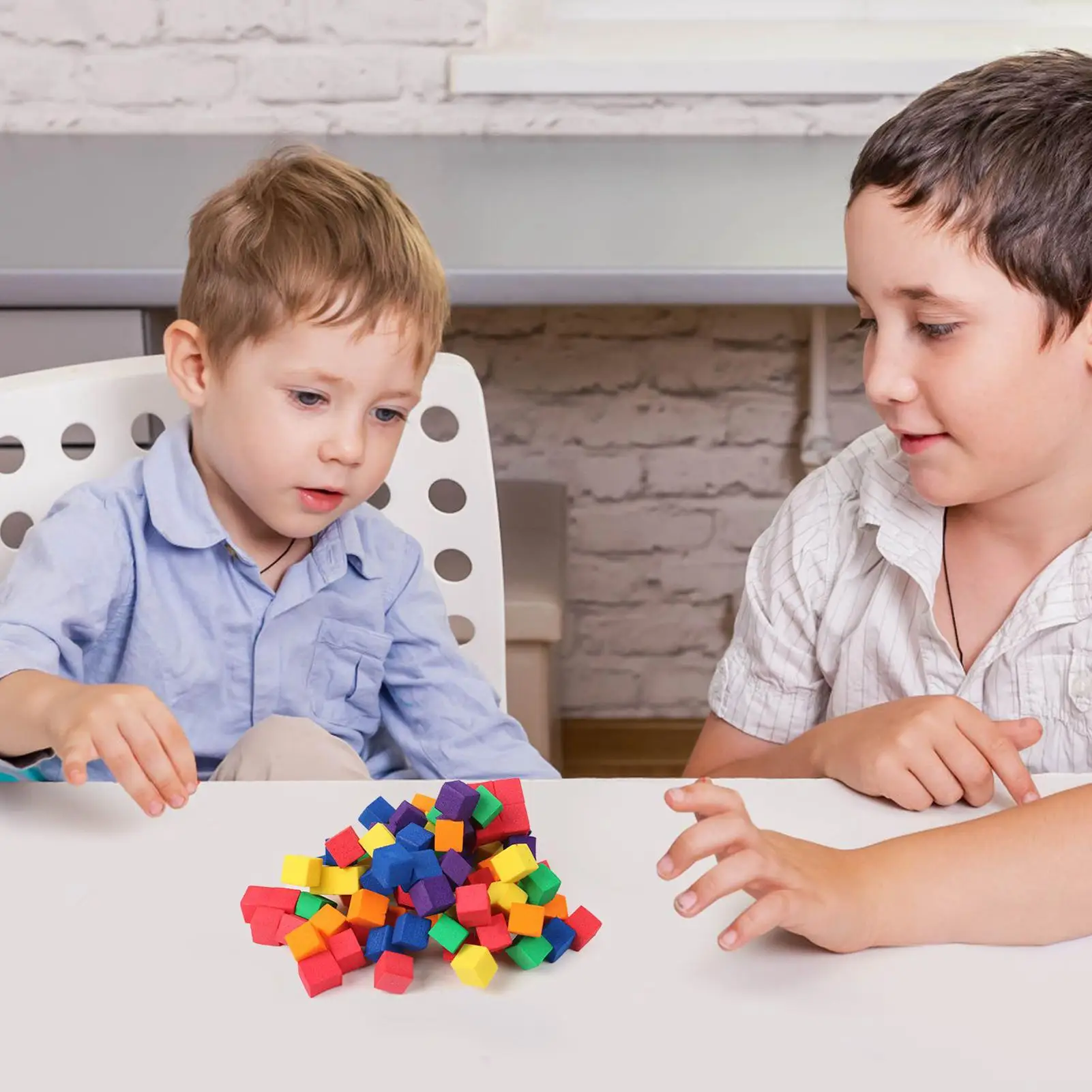 Counting Cubes For Kids Math Stacking Blocks Toys Sorting Preschool Crafts Learning Manipulatives Supplies Toy For Home Nursery