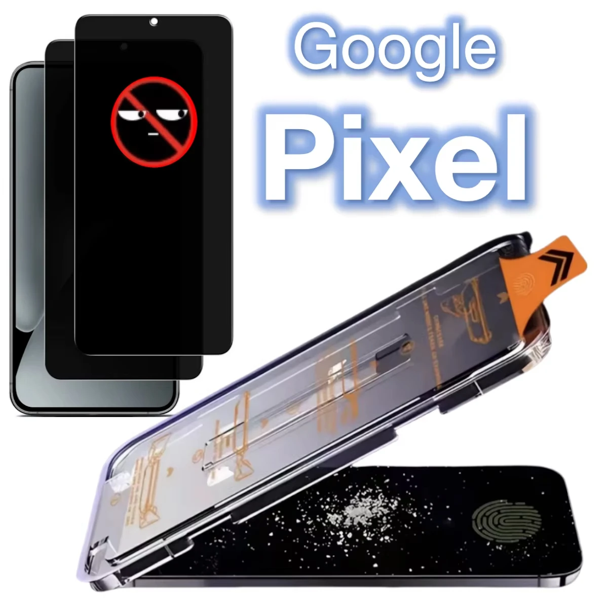 

2 шт., без пыли, установка, защитная пленка для экрана для Google Pixel 9A 9 10 Pro XL 8A 7A 6A 7 8 Pro, антишпионское стекло, отпечаток пальца