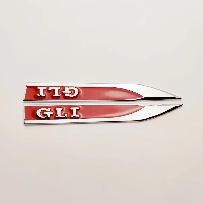 Golf 3 4 MK3 MK4 2026 Hot For VW VOLKSWAGEN 1Pairs 3D Metal Car GLI Logo Letters Front Side Fender Badge Emblem Sticker For VW S - view 6