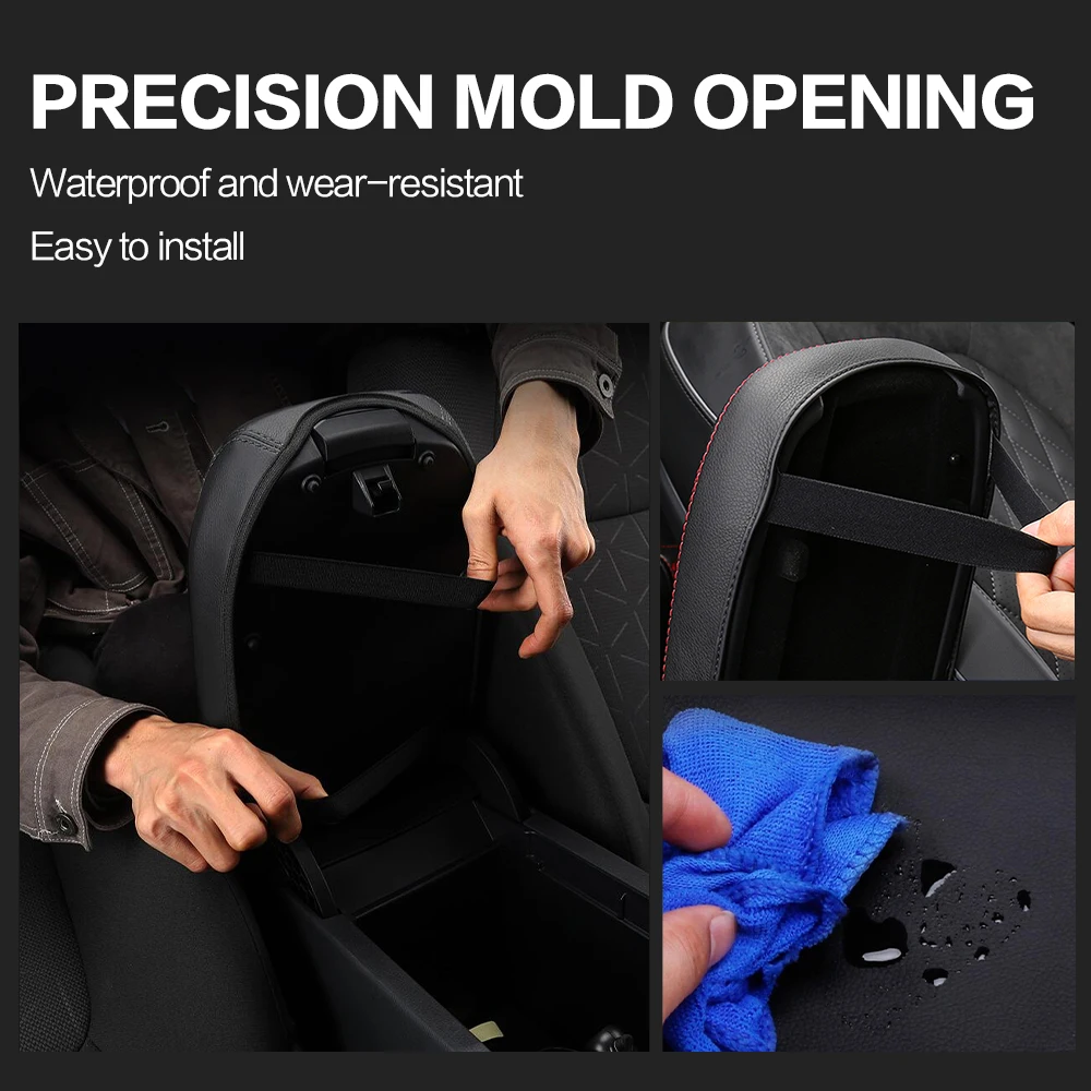 1 Stück Auto-Armlehnenbox-Abdeckung, Mittelkonsolen-Innendekorationszubehör für Toyota RAV4 XA50 2019 - 2024 2020 2021 2022 2023 – Detail 5