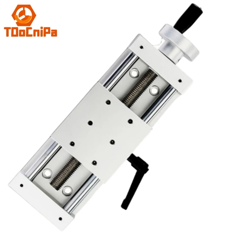 X-Axis Parafuso Rod Alimentação Deslizante Tabela, Deslocamento Slide, Plataforma Heavy Duty, Manivela, Módulo Slide Tabela, XKST XYZKST