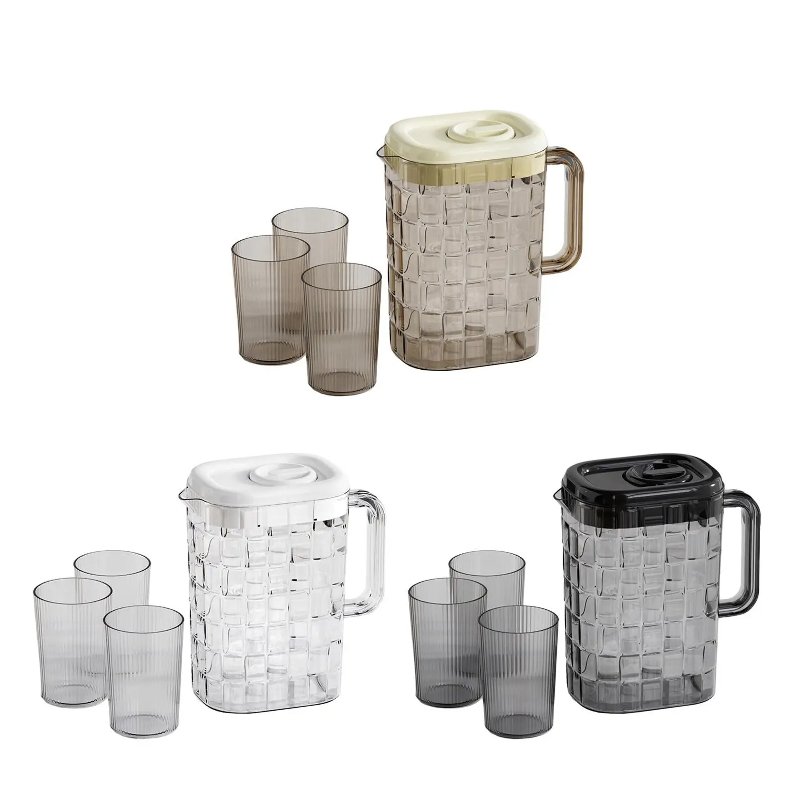 Dzbanek na napoje 2000ml Czajnik na lemoniadę z uchwytem Dzbanek na wodę i lód do kuchni, grillowania, aktywności wewnątrz pomieszczeń, biura, herbaty owocowej