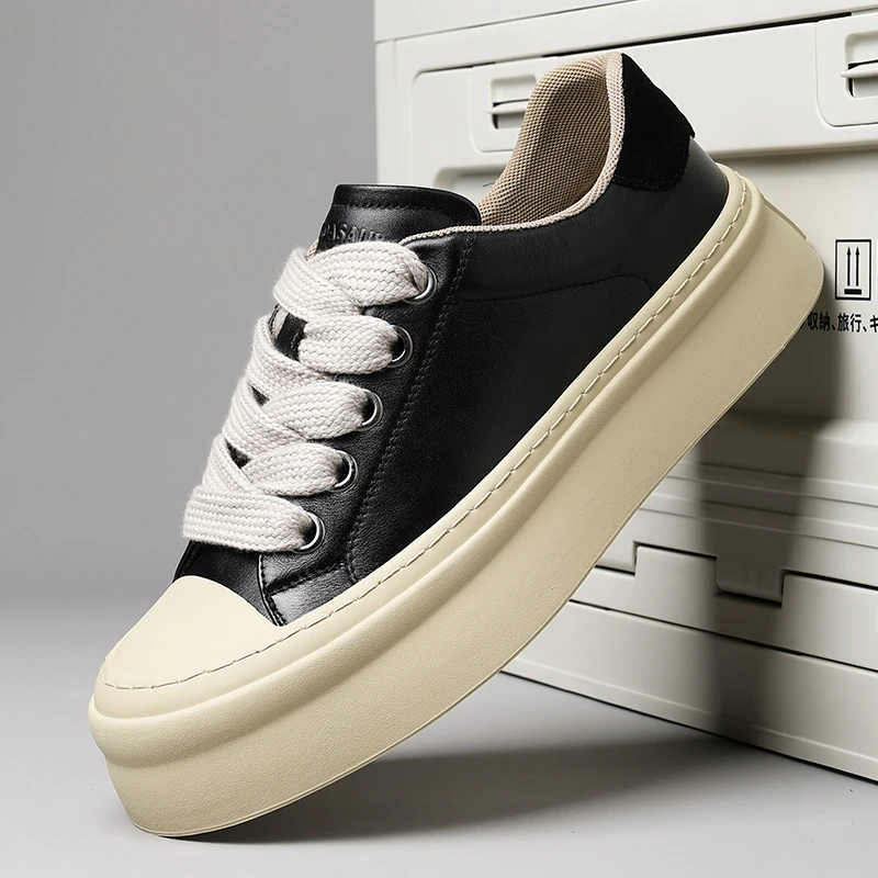 

Новые мужские универсальные легкие кожаные повседневные туфли в стиле ретро с низким вырезом 240907.