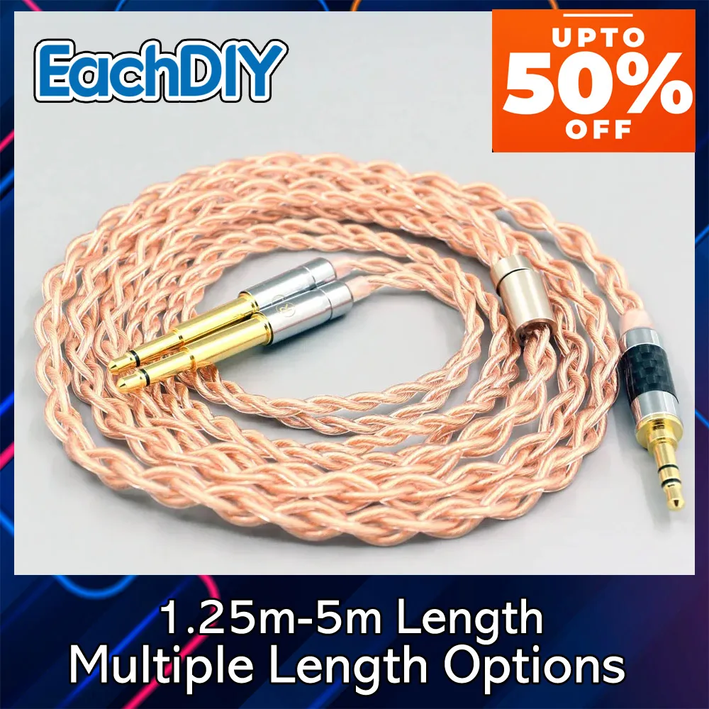 4 الأساسية 1.7 مللي متر Litz HiFi-OFC مضفر سماعة كابل ل Meze 99 meze99 الكلاسيكية NEO NOIR سماعة الرأس 8095