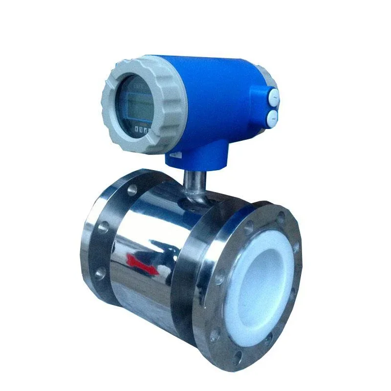 stainless steel battery  insertion type electromagnetic flow meter for sewage  treatment