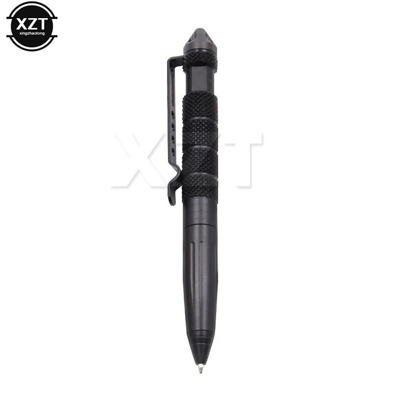 1Pcs High Quality Metal Colour Tactical Defense Pen School Student Office Ballpoint Pens