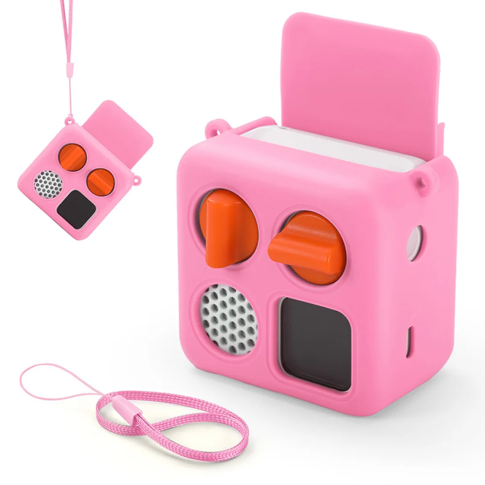 Capa de silicone para yoto mini (2024 edição) reprodutor de áudio anti-arranhões acessórios de capa protetora de silicone