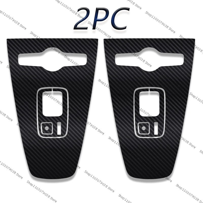 2X For Polestar 2 2021 2022 2023 Central Control Cover Protective Patch Car Interior Accessories Center shift protection sticker