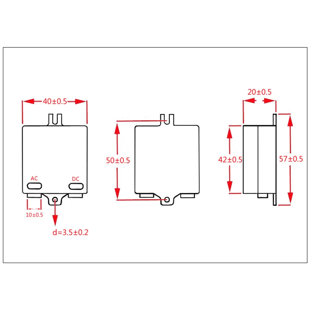 

For Cabinets 12V Lighting Driver AC To DC Adapter 40 X 40 X 20 Mm Easy Wiring Connections Flicker-free Illumination