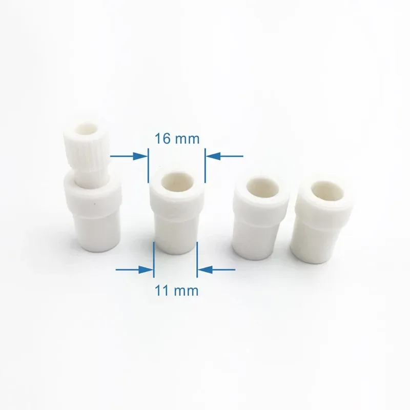 Convertitore del tubo di aspirazione dentale Girelle per saliva Ejector Adattatore di aspirazione Strumento per dentista Punte usa e getta 5 pezzi