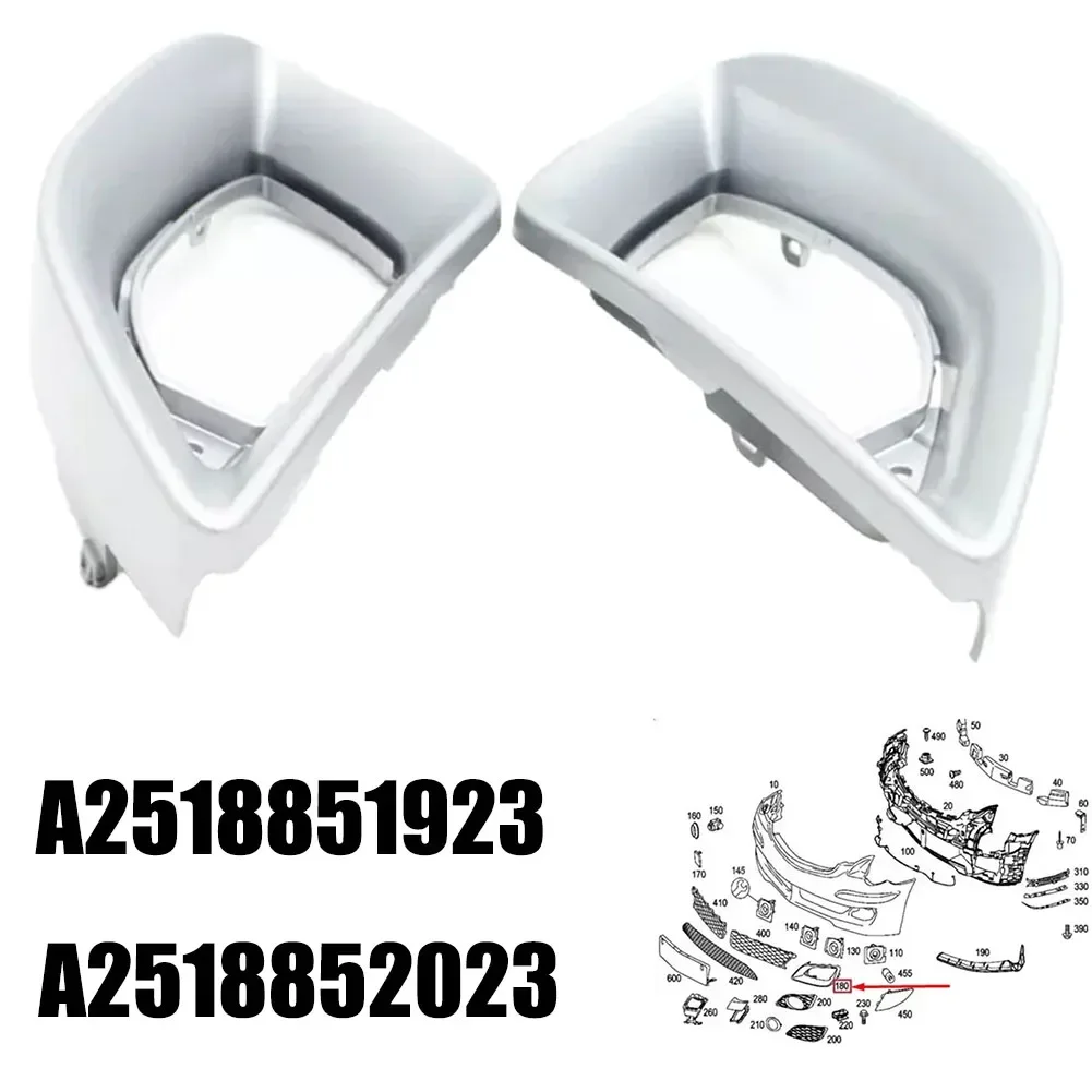 Newest Sale Front Pair Fog Light Cover For Mercedes For R Class W251 2006-09 OEM Part Number A2518851923 Car Accessories