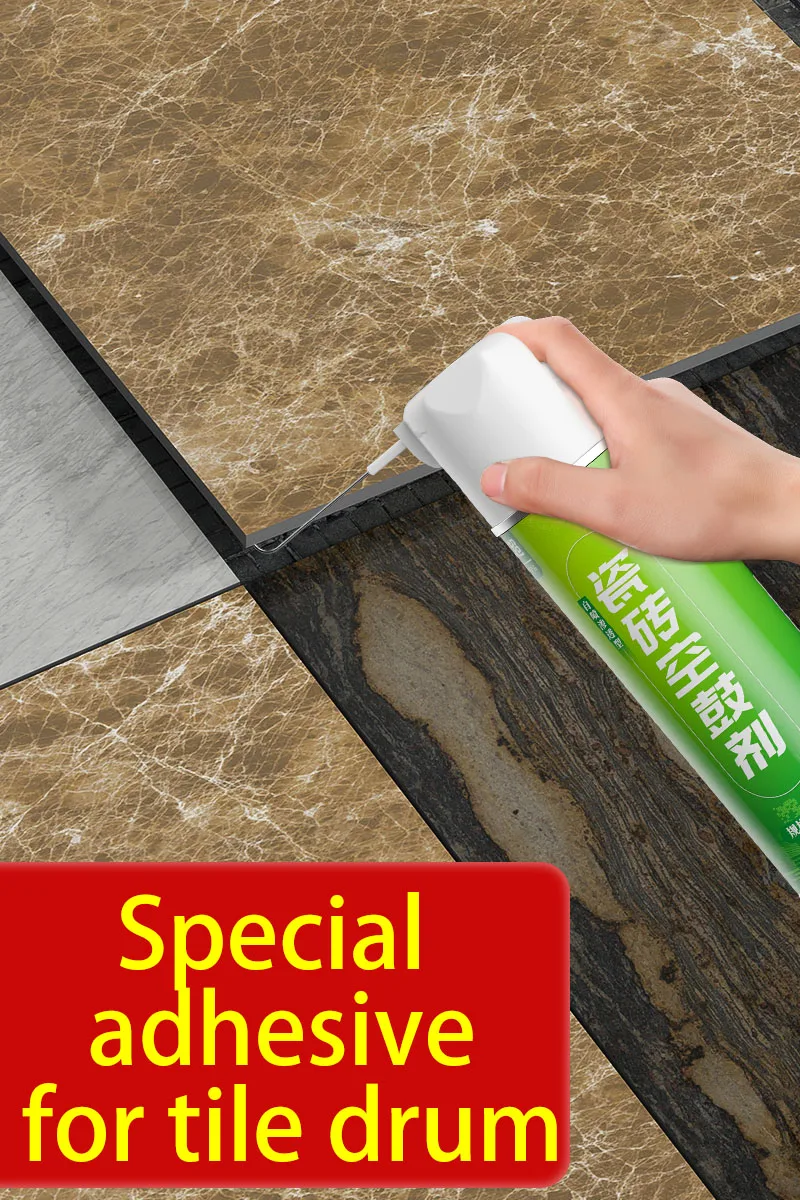 1pc/2pcs/4pcs Tile Drumming Agent Drumming Adhesive Injection Grouting Wall Tile Drumming Adhesive Tile Adhesive