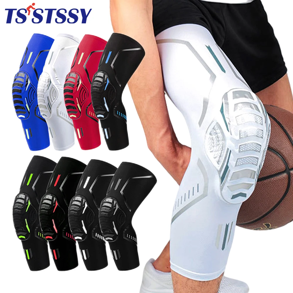 1Pcs Sports Knee Compression Pad Leg Support Sleeve for Youth Adults Cycling Running Climbing Basketball Football Volleyball