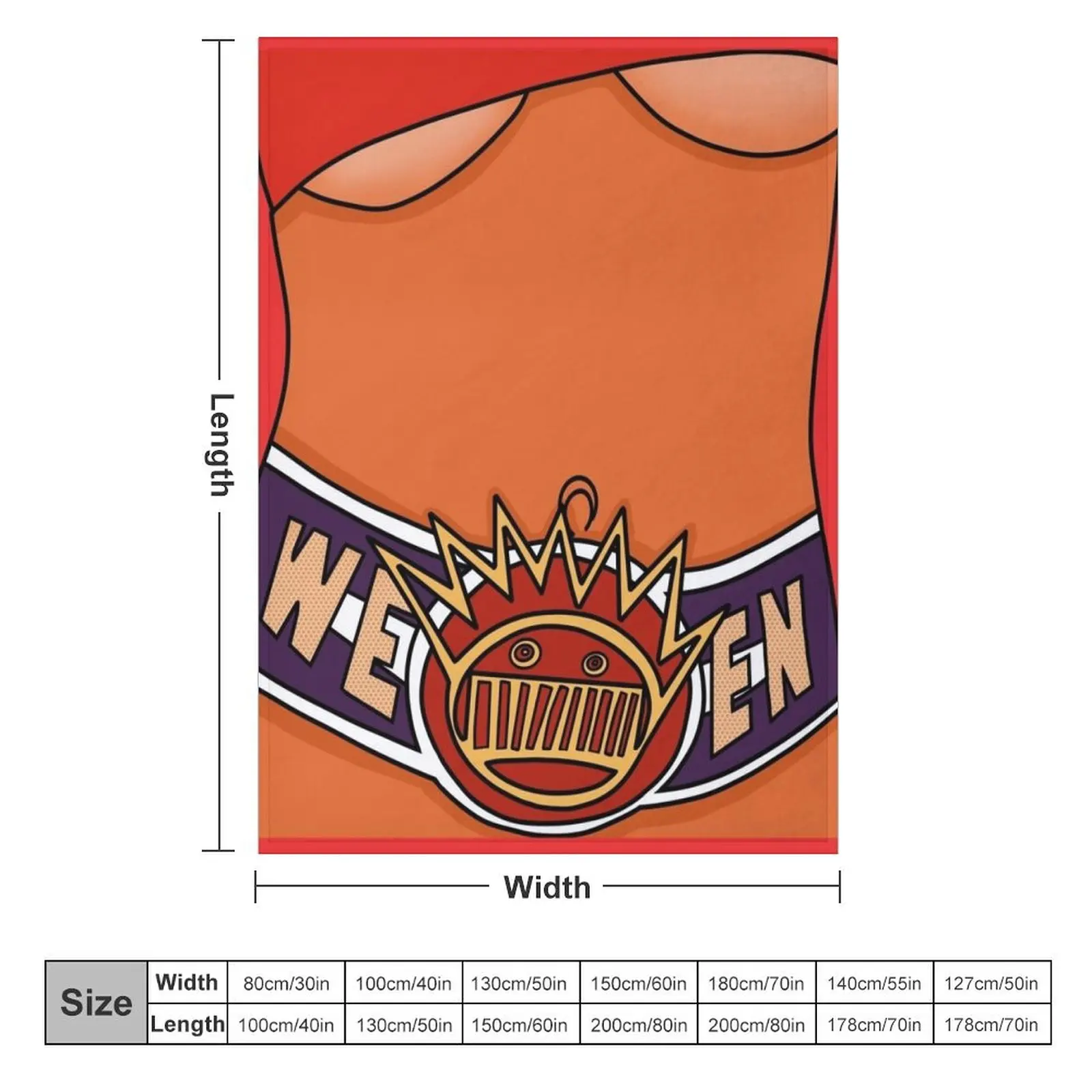 Ween Chocolate and Cheese Album Body Throw Blanket warm winter Furrys funny gift Designers Blankets