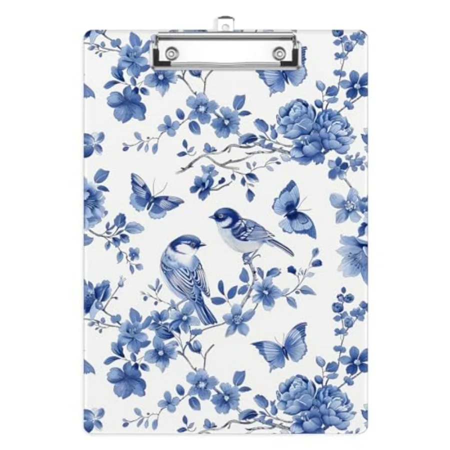 

Plastic Clipboards, Cute Fashion Clipboard Decorative 8.5" x 12.5"Standard A4 Size Clipboards, Acrylic Clipboard for Teacher, S