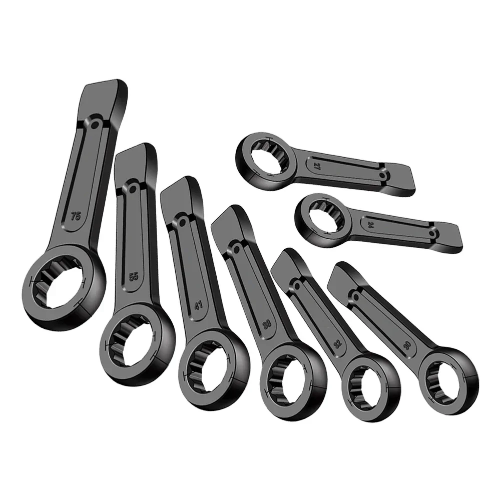 Imagem -04 - Heavy Duty Nut Wrench 12 Pontos 24 Mm60 mm Ferramenta de Reparação Automóvel Ferramentas Manuais Retas 1pc