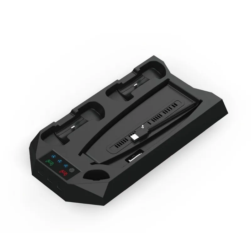 YH-55 for PS5 Bracket with Cooling Station and Dual Controller Charging Station for PS5 Gamepad Charging Dock Station