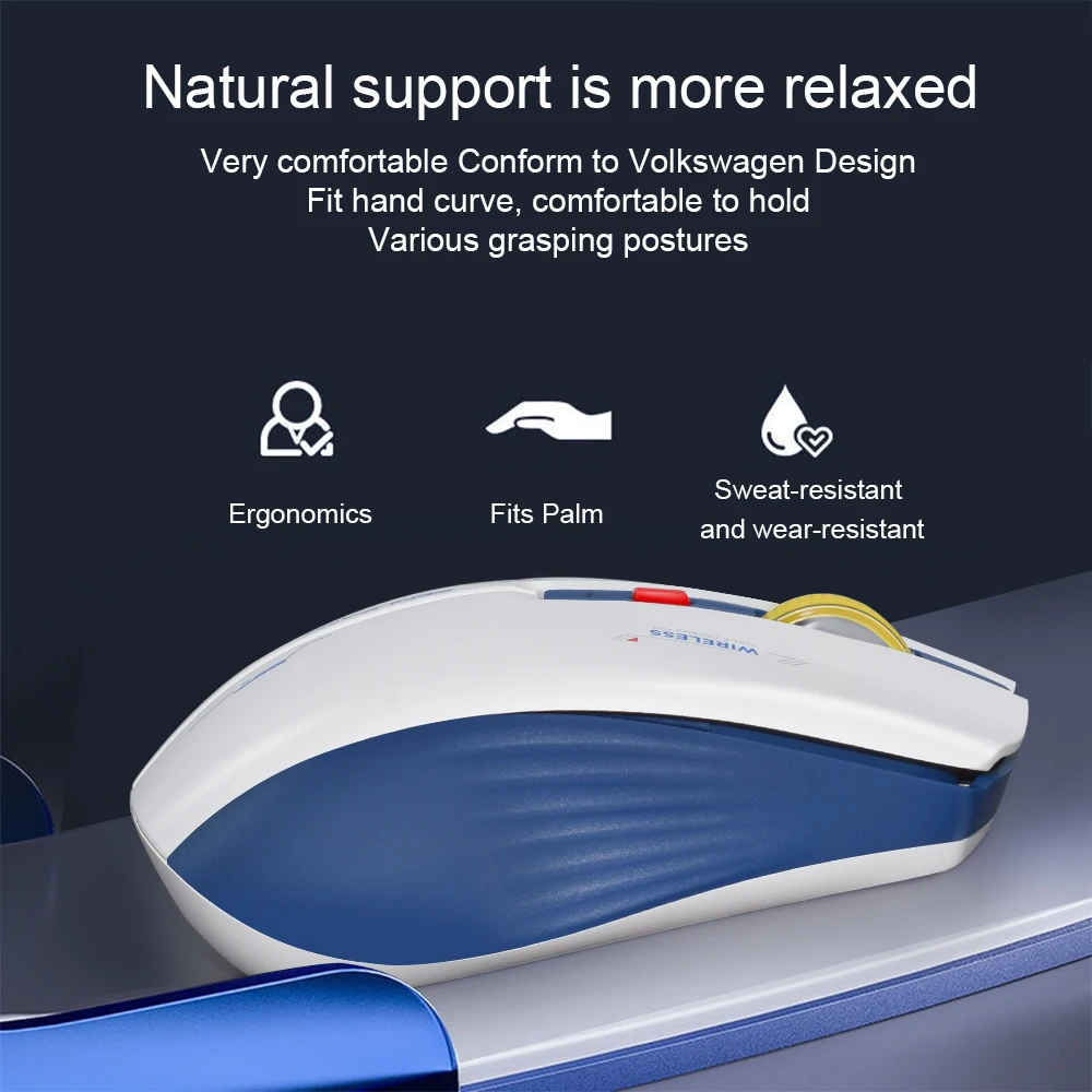 SENLIFANG Ratón Inalámbrico USB-C RGB Óptico Silencioso - imagen 2