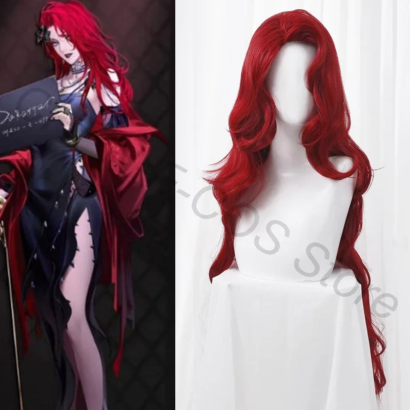 

Path to Nowhere Cabernet Cosplay Wig Red Hair Net Cap Game Role Play Uniform Accessories Halloween Christmas Carnival