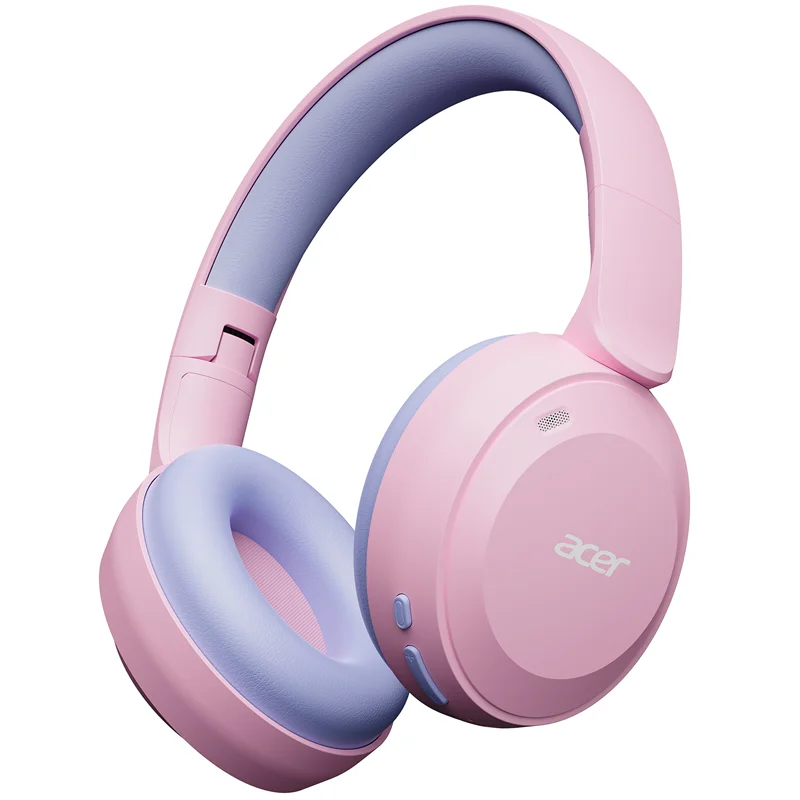 Acer Kinder Bluetooth 6.0 Kopfhörer 85/94dB Lautstärkebegrenzung Leichte Over-Ear Kabellose Kleinkinder-Kopfhörer mit Eingebautem Mikrofon