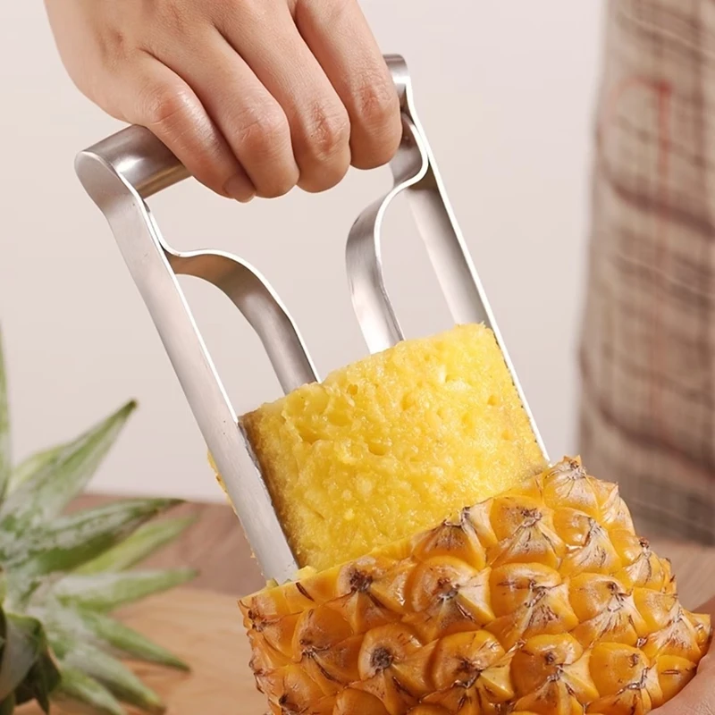 Pineapple Peeler Pineapple Corer Slicer Stainless Steel Fruit Cutter Easy Slicer Peeler Kitchen Gadget Cooking Tools view 4