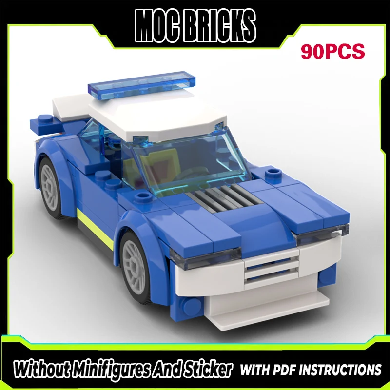 

Модель гоночного автомобиля MOC, конструктор из строительных блоков, электрический спортивный автомобиль, модульная технология, подарки, праздничный набор для сборки, детские игрушки