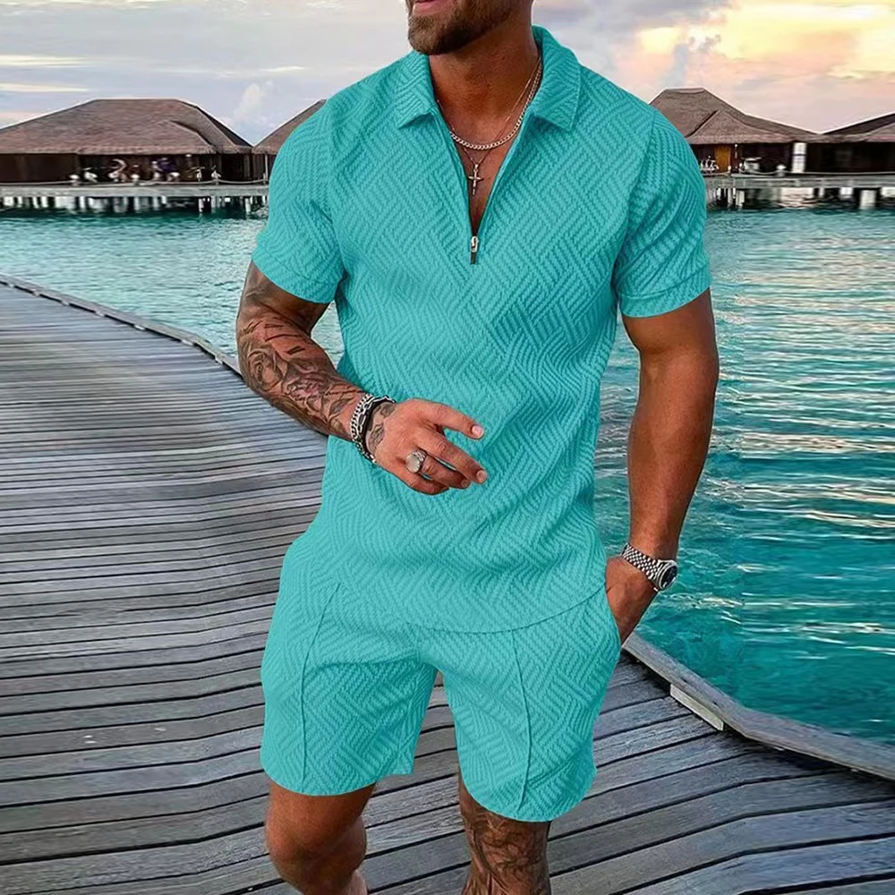 Polo de golf pour homme à col  - Mens Fashion Quarter Zip avis et prix