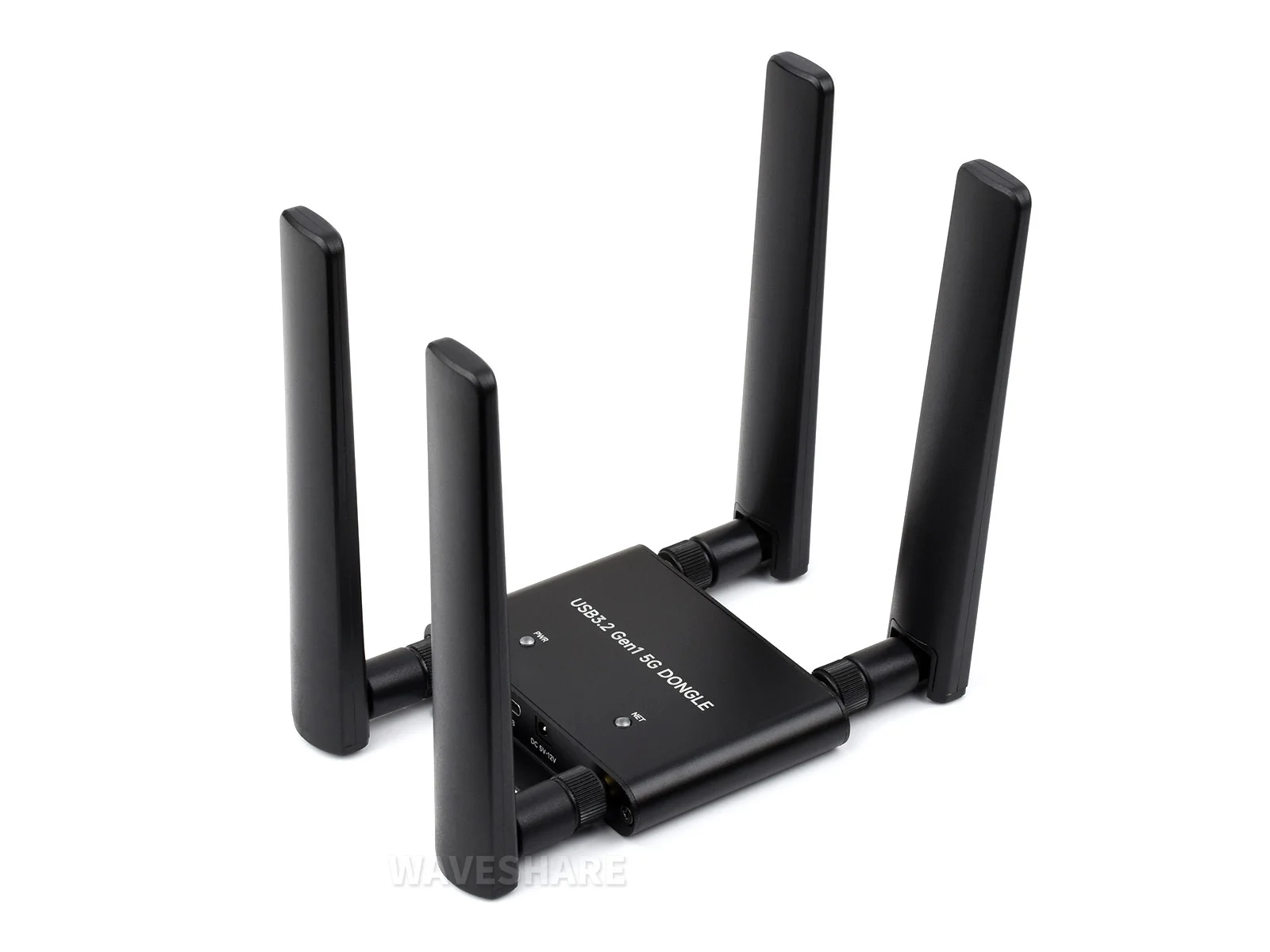 

USB 3.2 Gen1 5G DONGLE,G DONGLE Expansion Board, USB 3.2 Port, Quad Antennas, Onboard M.2 Key B Interface,Options For 5G Module