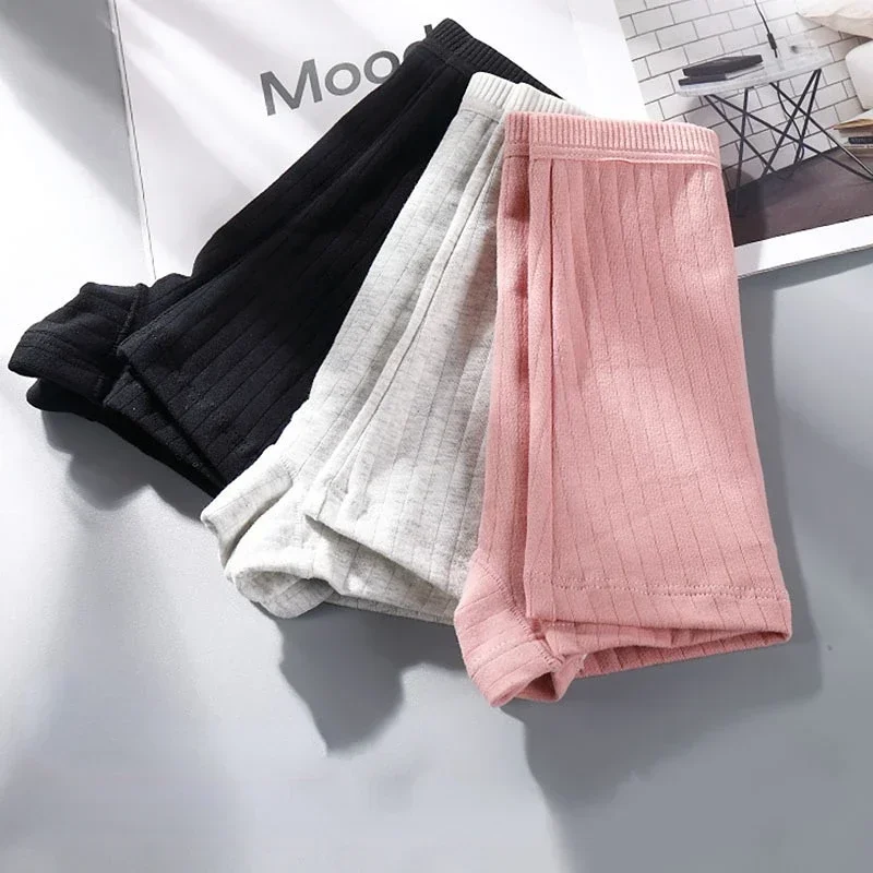 Elastic Women Safety Panties Cotton Under Skirt Seamless Underpant Female Summer Solid Plus Size Boxer Shorts Sexy Panties Women