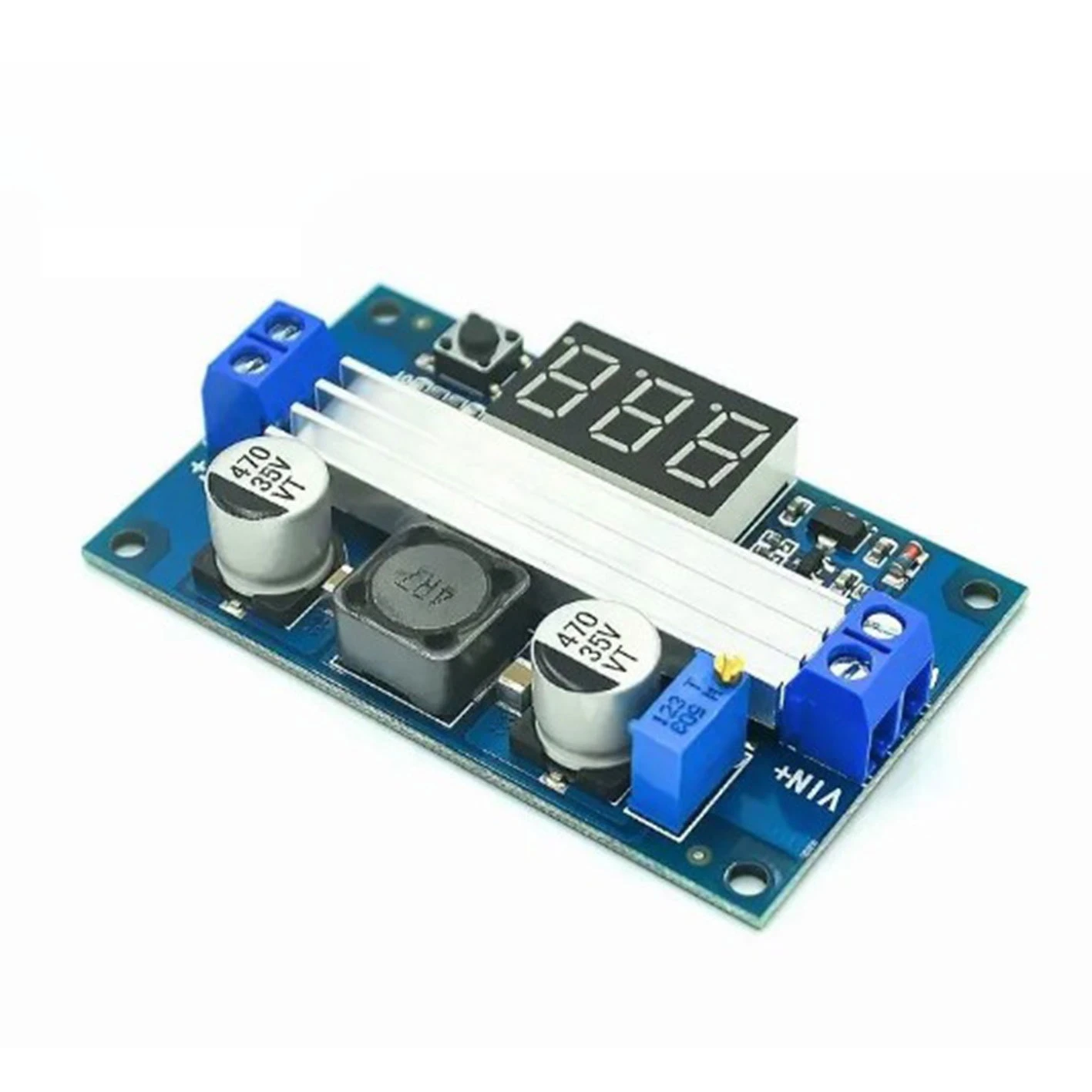 DC DC Boost Converter Adjustable 30 35V to 35 35V 100W with Digital Voltage Display High Power Step