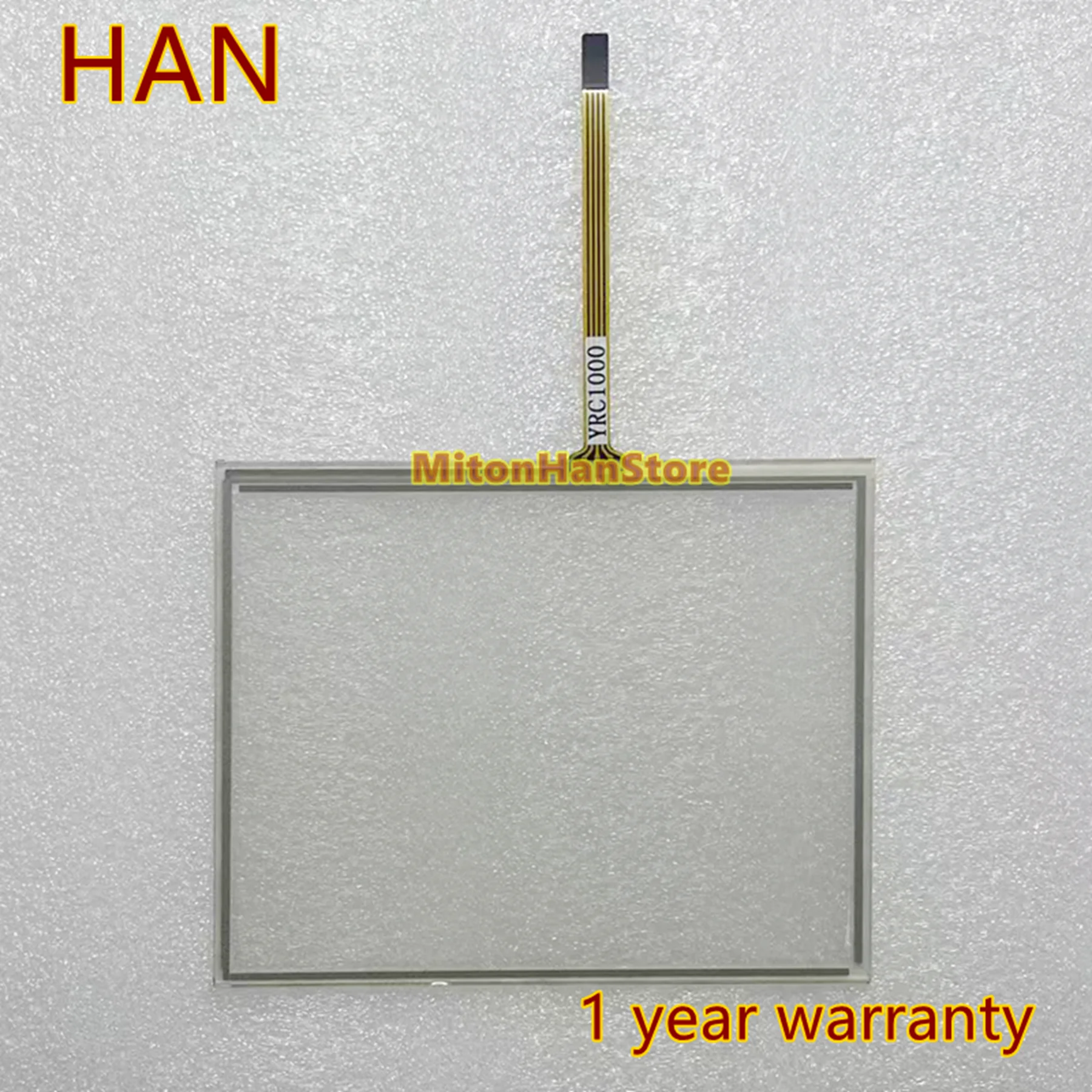 

New For Yaskawa Electric Corporation YRC1000 JZRCR-APP01-1 Touch Panel Screen Glass Digitizer 266*205mm