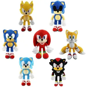 30-40 cm Sonic Shadow the Hedgehog Blaze The Cat Amy Rose Invernet Metal Jet Peluche Peluche Peluche Animaux Jouets Cadeaux pour enfants 10 meilleures peluches Shadow en vente - No 1