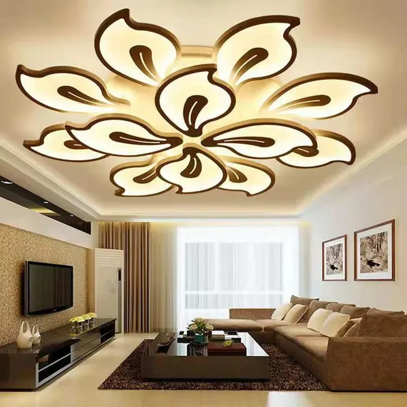 

Modern Ceilieng Light For Living Room Led Bedroom Study Room Acrylic Ac90-260v Home Chandelier Lamp Fixtures Free Ship