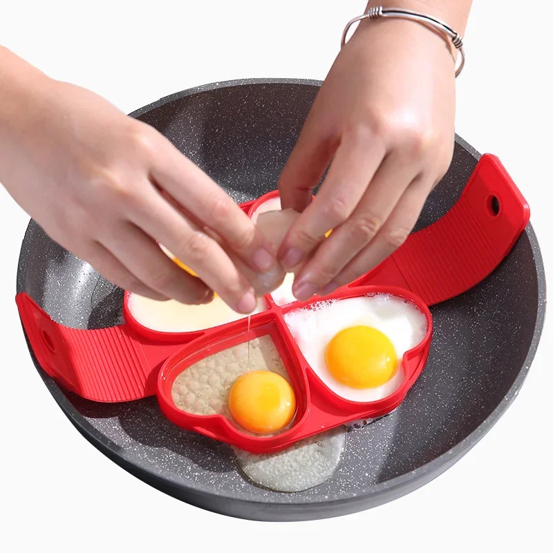 

Egg Pancake Ring Nonstick Pancake Maker Mold Silicone Egg Cooker fried egg shaper Omelet Moulds for Kitchen Baking Accessories