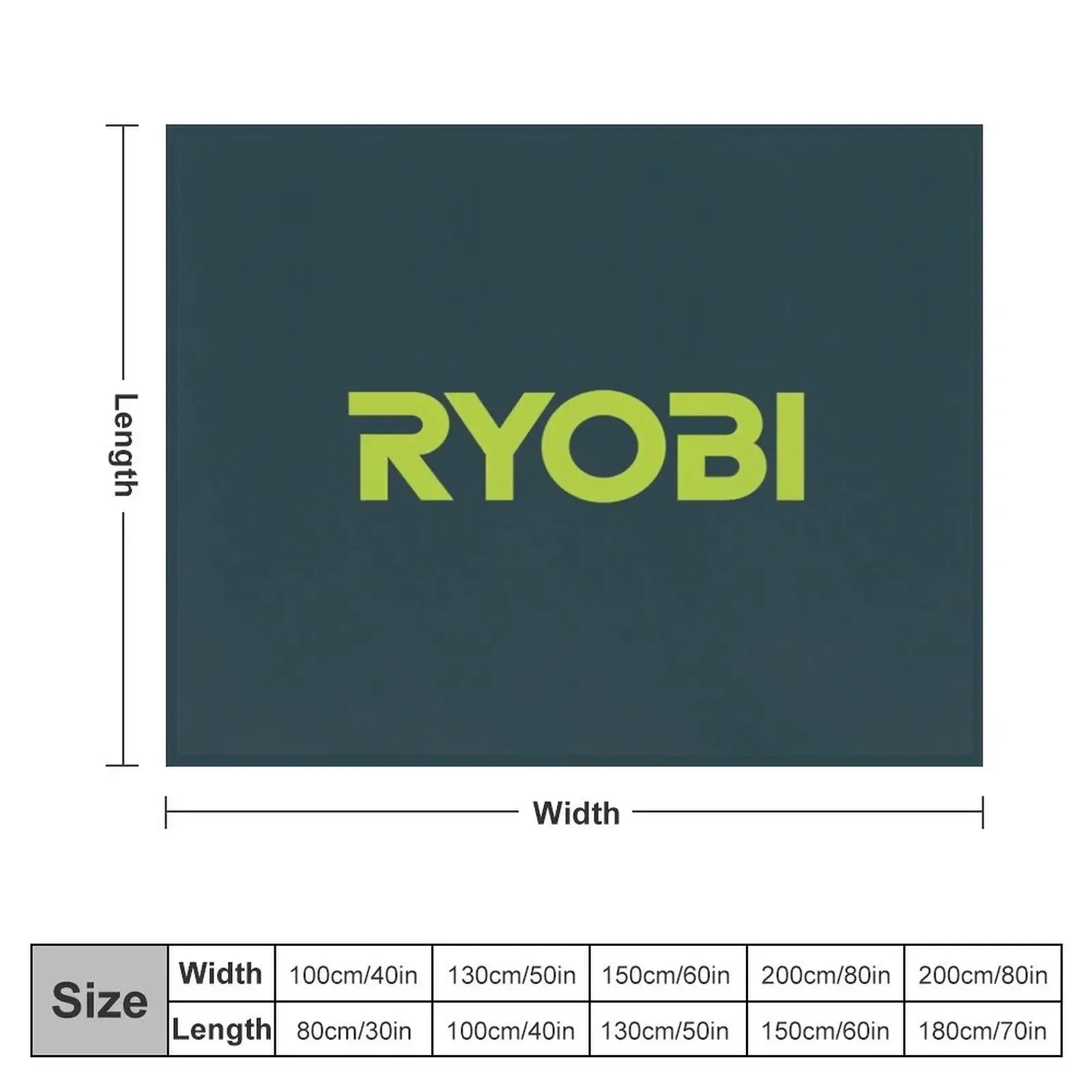 Ryobi Tools Throw Blanket for sofa Polar Blankets