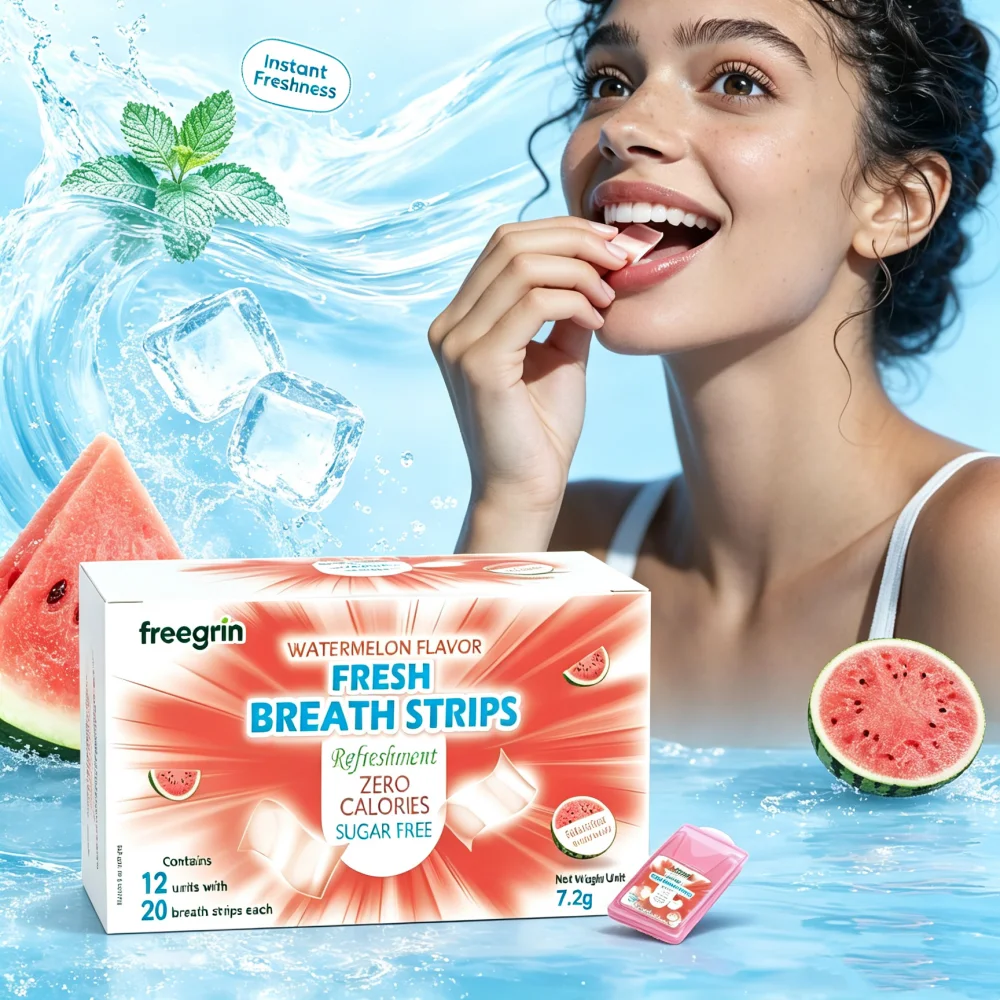 Teeth Whitening In Office - FREEGRIN Hálito Fresco com Sabor de