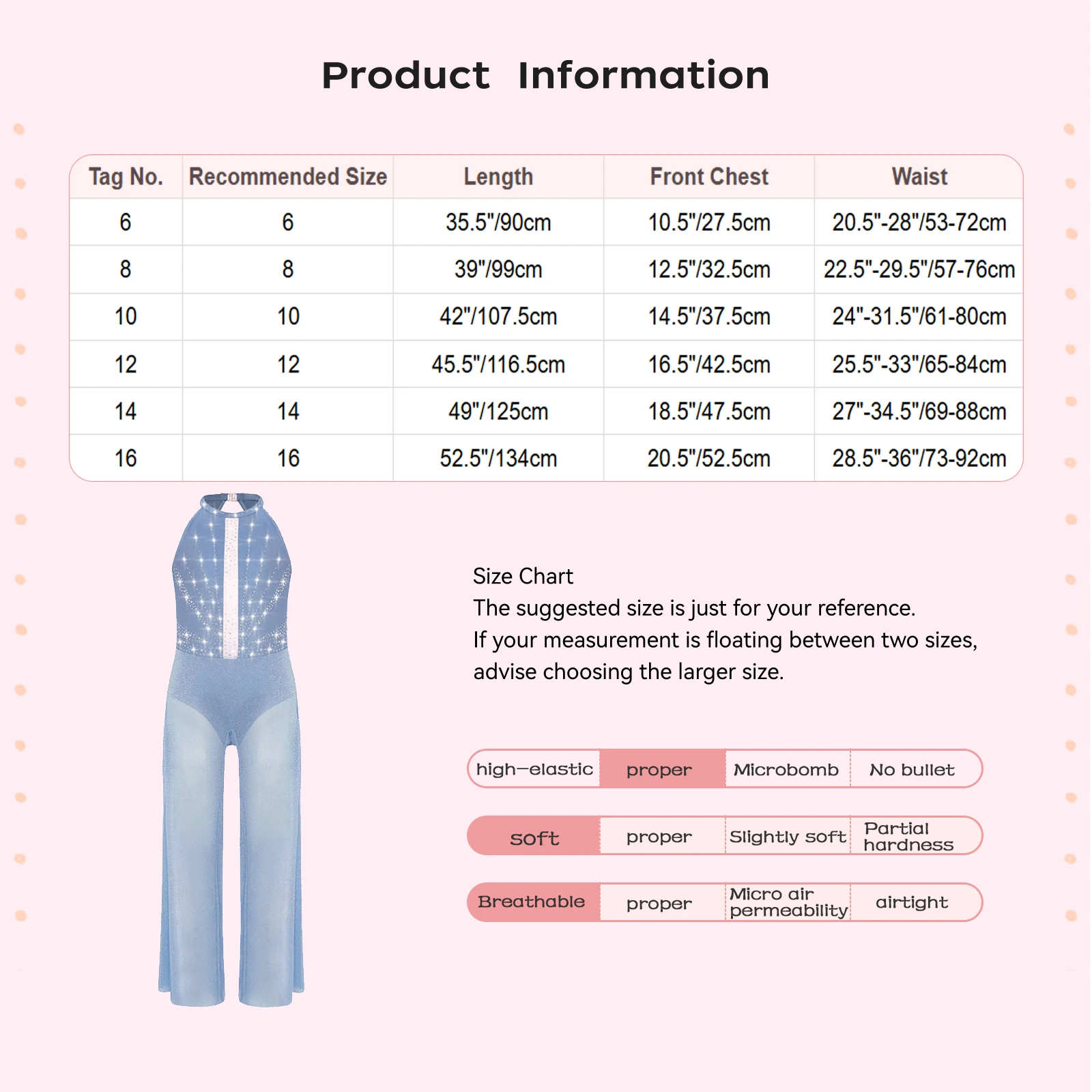 Kids Girls Jazz Dance Bodysuit Shimmery Rhinestone Sleeveless Keyhole Back Sides Split Wide-Leg Jumpsuit with Built-in Briefs