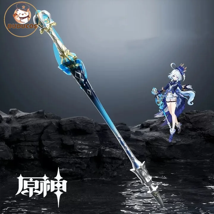 Furina Sword Cosplay Props Genshin Impact Splendor of Tranquil Waters Blade Staff Model Weapon Focalors Hydro Archon