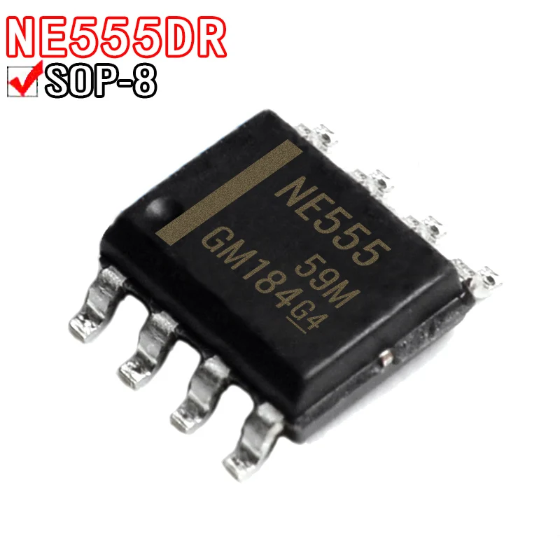 50PCS NE555DR SA555DR NE555DT SOP-8 time-based circuit chip high precision timer