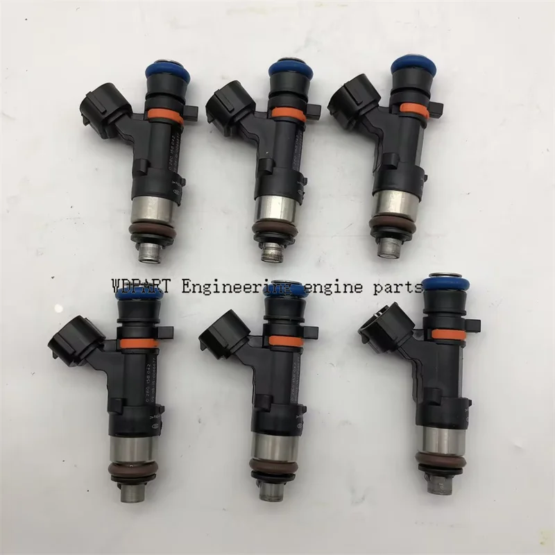 

0280158042 6X Fuel Injector For Nissan Murano 350Z Infiniti M35 FX35 G35 2003 2004 2005 2006 2007 2008 16600-CD700 16600-CD70A