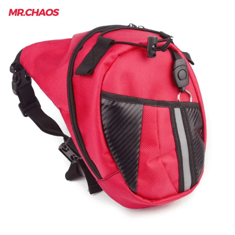 New Red quality Motocross Drop Leg bag borsa da equitazione per moto Knight marsupio borsa multifunzionale per esterni LOGO personalizzato all'ingrosso