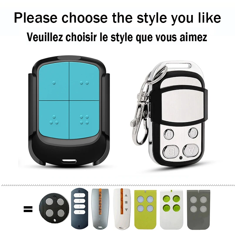Work With MOOVO MT4 MT4V MT4G MHOUSE GTX4 TX3 TX4 GTX4C Garage / Gate Remote Control 433.92MHz Rolling Code Handheld Transmitter