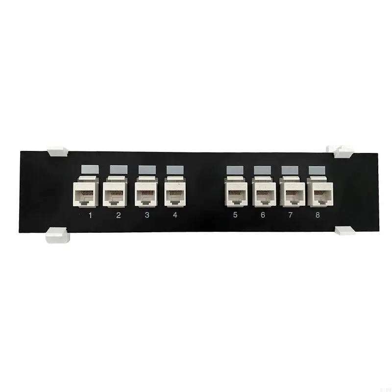 

E1pf 8 порты RJ45 Cat6 Keystone Coupler настенный крепление сетевого кронштейна.