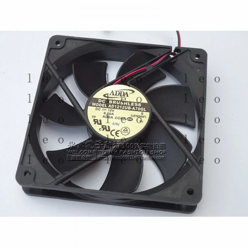 

CC for ADDA AD1212UB-A70GL12025 12V 0.50A 120mm cooling fan